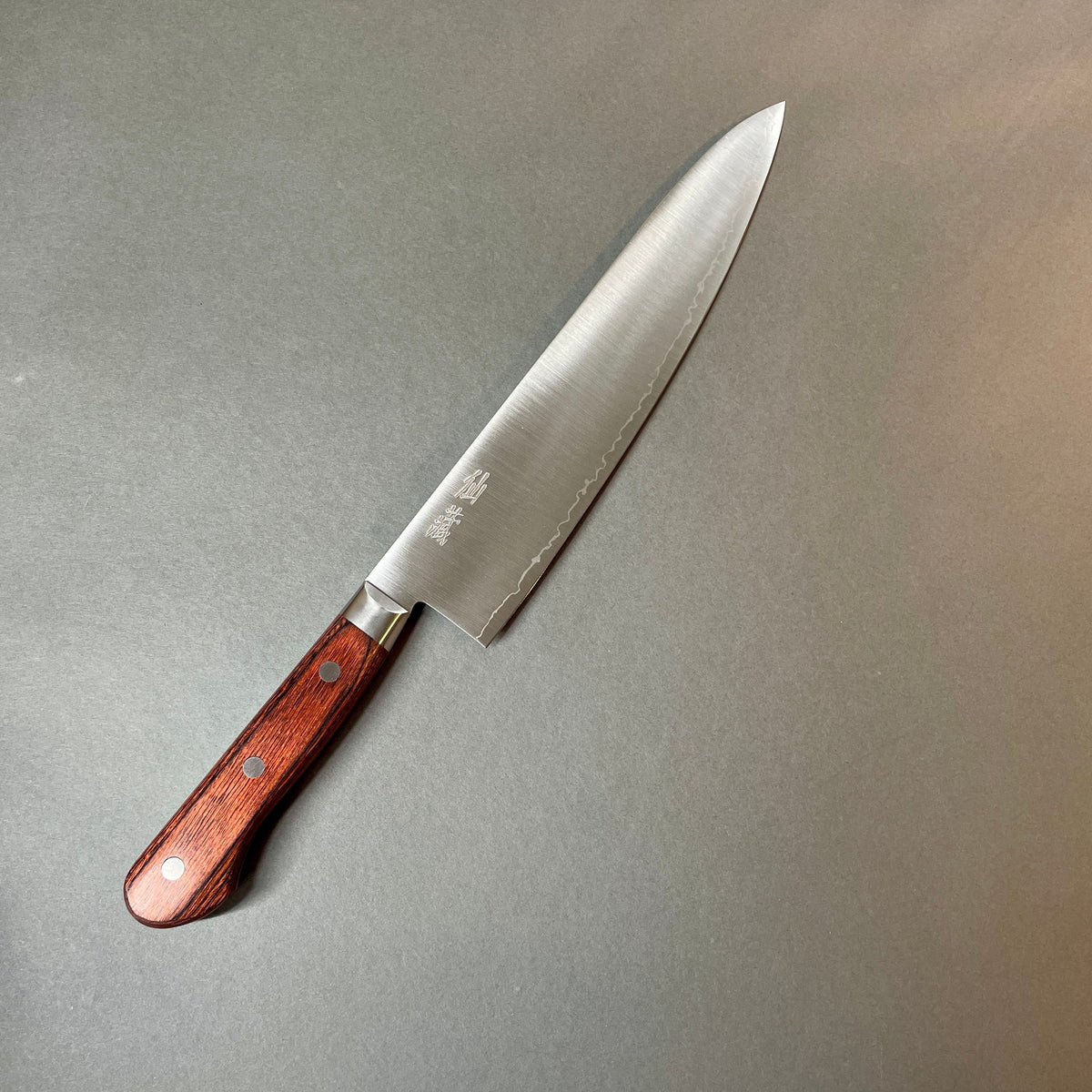 Gyuto 240mm Suncraft Clad - Burr - knivsliping