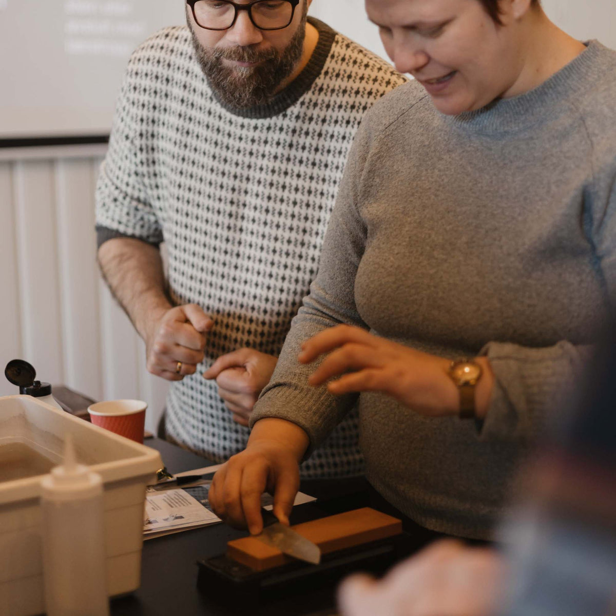 Kurs i knivsliping 13. juni, NANNESTAD - Burr - knivsliping