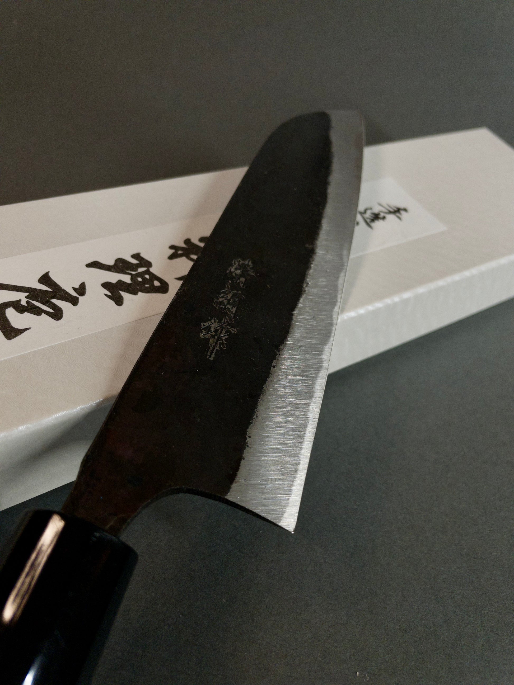 Suncraft Kurouchi Santoku 165mm