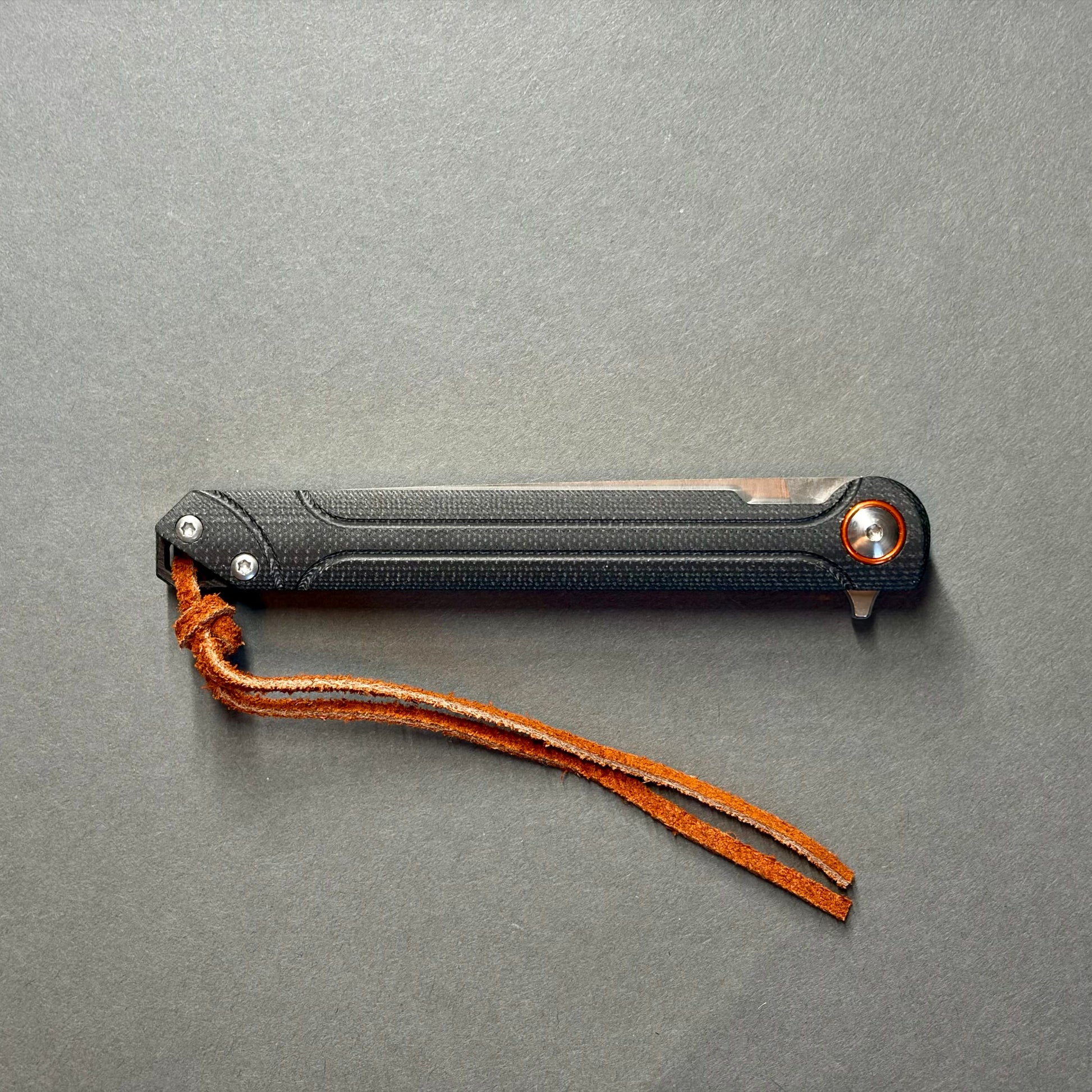 EDC Pocket Folding Knife 8.5cm G10 Handle Black