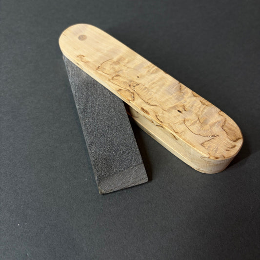 Wästikivi K13 Naturstein Whet Stone in folding sheath