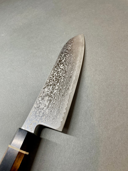 Santoku 167mm Suncraft Black