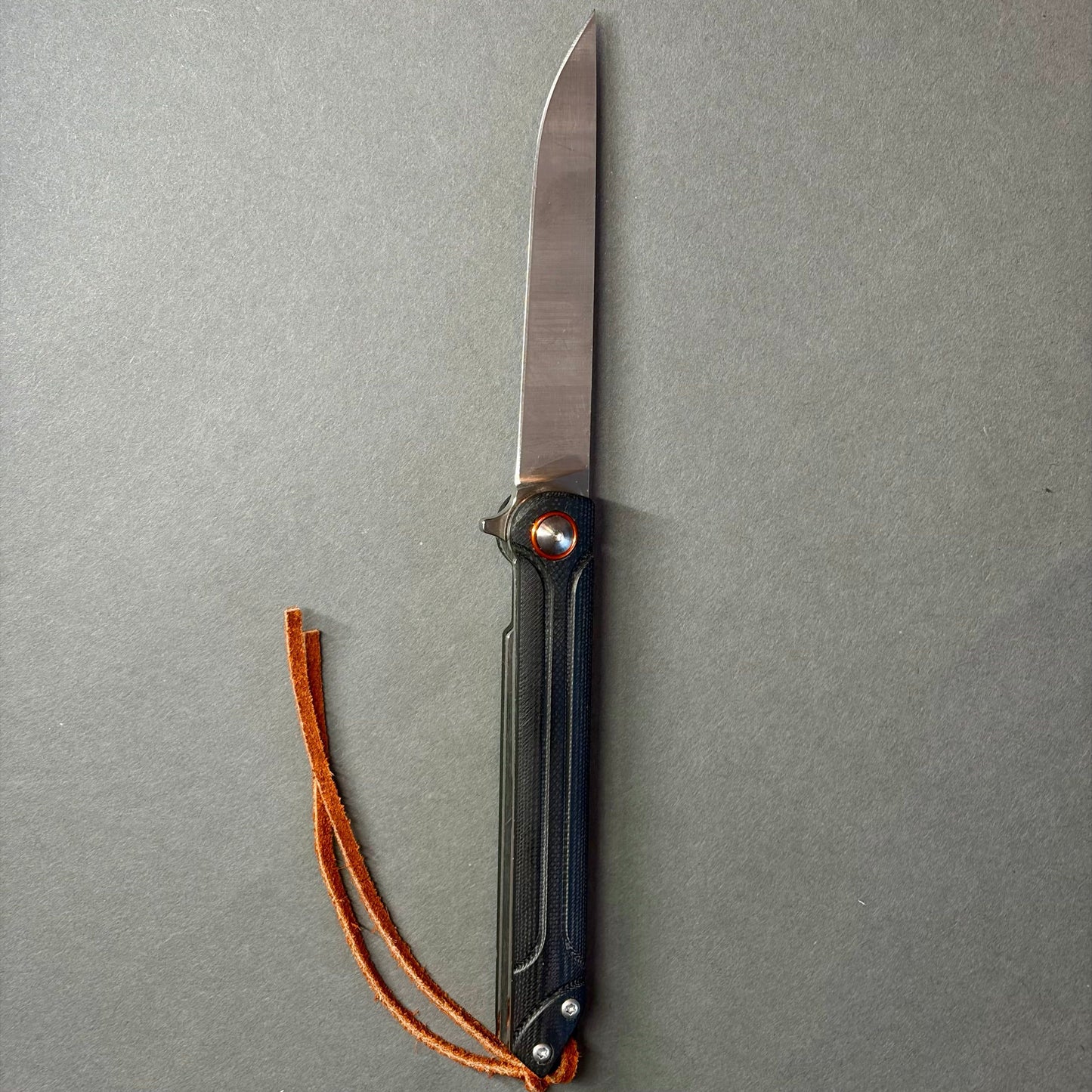 EDC Pocket Folding Knife 8.5cm G10 Handle Black