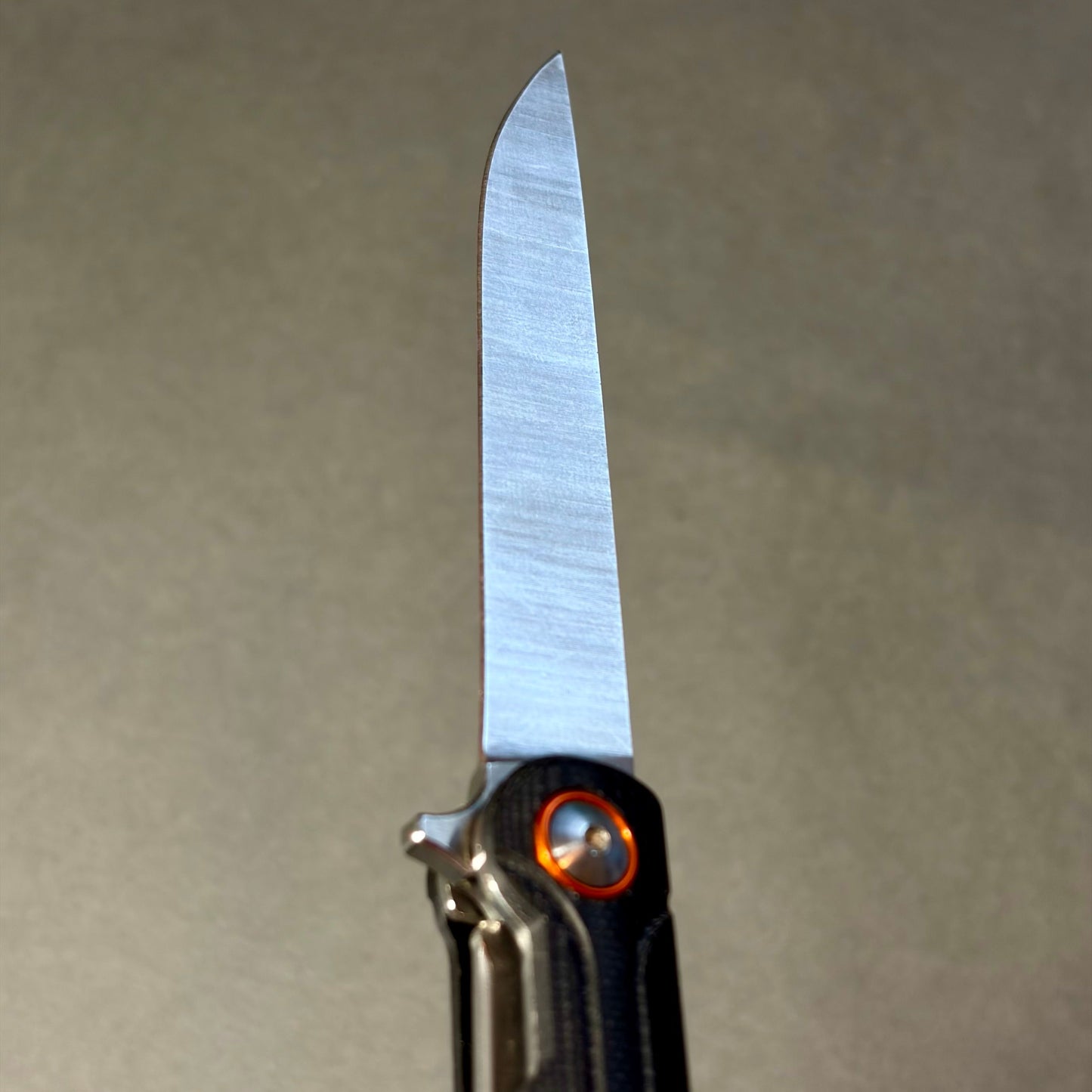 EDC Pocket Folding Knife 8.5cm G10 Handle Black